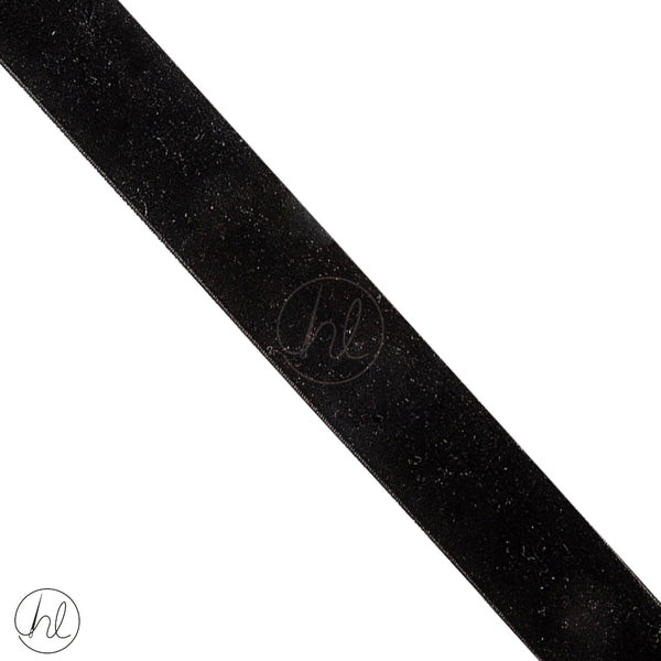 Ribbon Velvet (38mm) (Black)