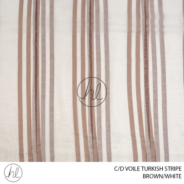 C/D Voile Turkish Stripe