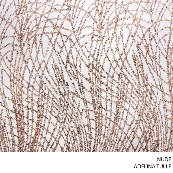 ADELINA EVENINGWEAR M FABRIC 140CM NUDE ROLL ROLL 001