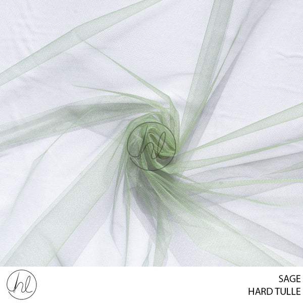 Hard Tulle (781) Sage (150cm) Per M