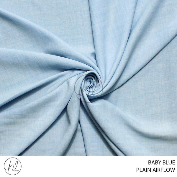 PLAIN AIRFLOW (55) BABY BLUE (150CM) PER M