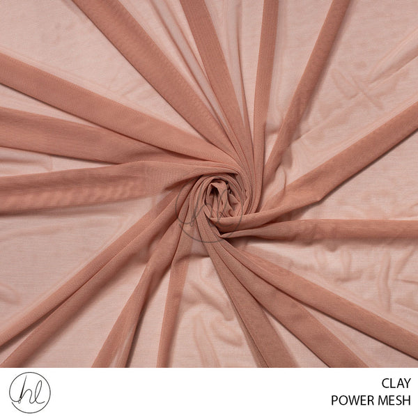 Power mesh (51) clay (150cm) per m