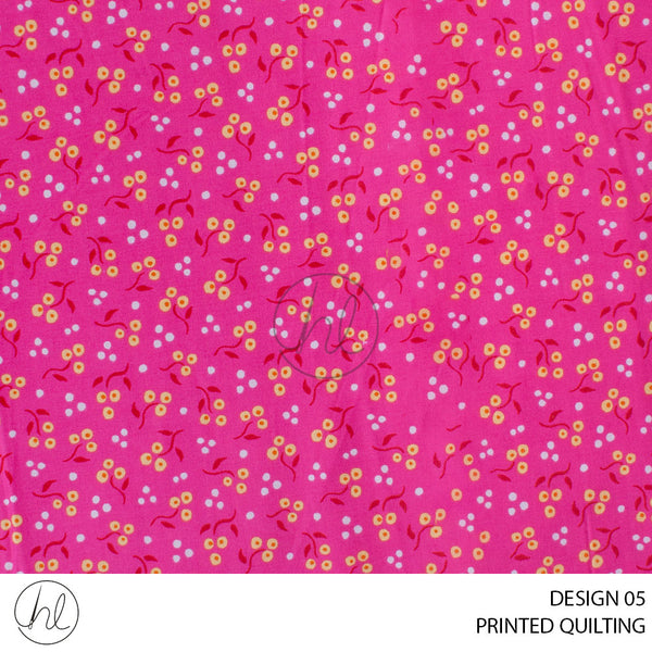 PRINTED QUILTING (51) MULTI (110CM) PER M