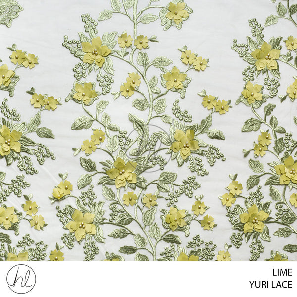 Yuri Lace (53) Lime (120cm) Per M