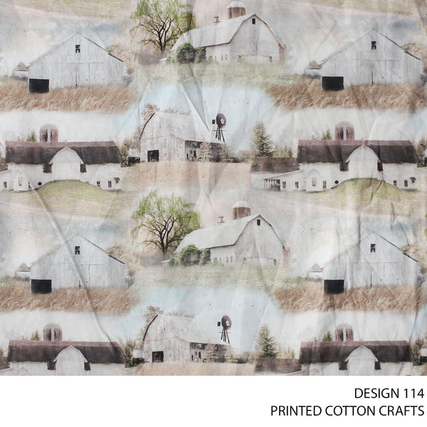 COTTON CRAFT DIGITAL FABRIC KHAKI ROLL ROLL 001