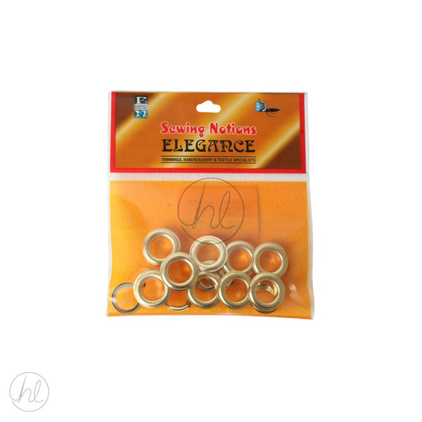 EYELIT WITH WASHER  GOLD FREE