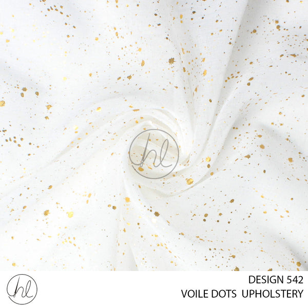 Voile Dots (White Gold)