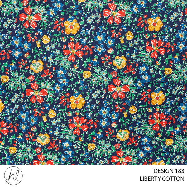 LIBERTY COTTON (51) MULTI (110CM) PER M