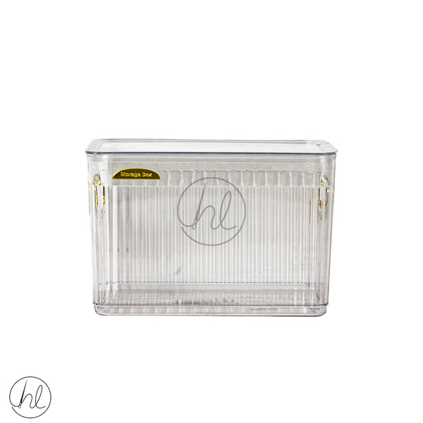 STORAGE BOX WITH HANDLE AND LID 550 (CLEAR) ABY-4811 SML