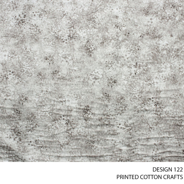 COTTON CRAFT DIGITAL FABRIC SILVER ROLL ROLL 005