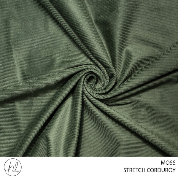 STRETCH CORDUROY (51) MOSS (150CM) PER M