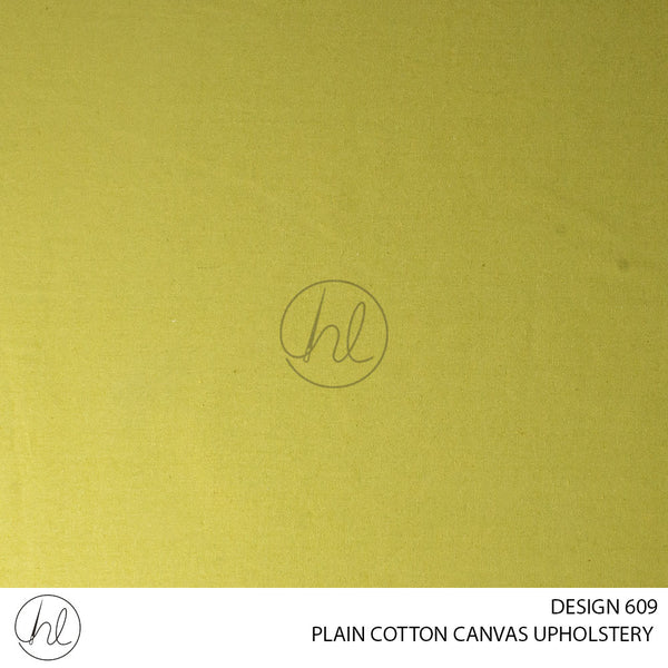 Plain Cotton Canvas (Natural Olive)