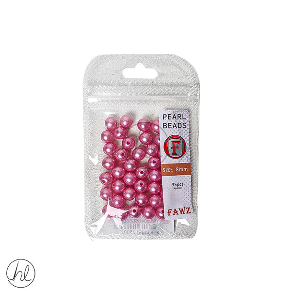 Beads Pearl 8mm Rose Free