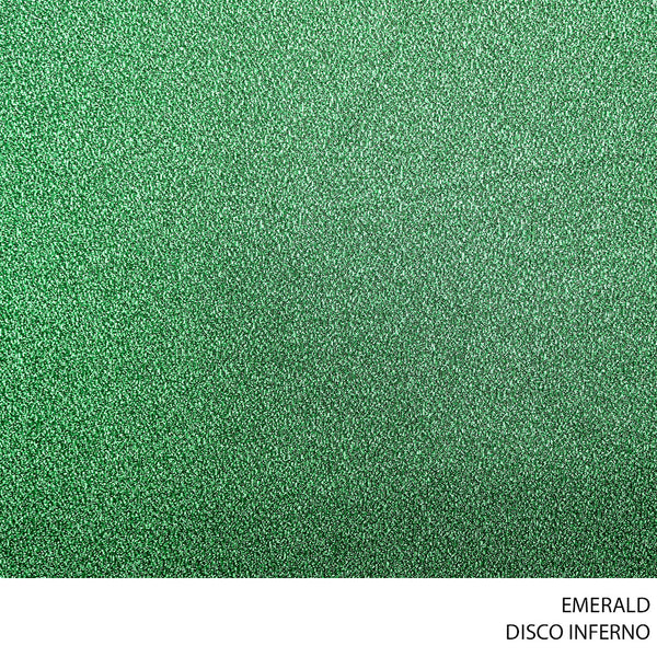 DISCO INFERNO FABRIC 150CM EMERALD ROLL ROLL 001