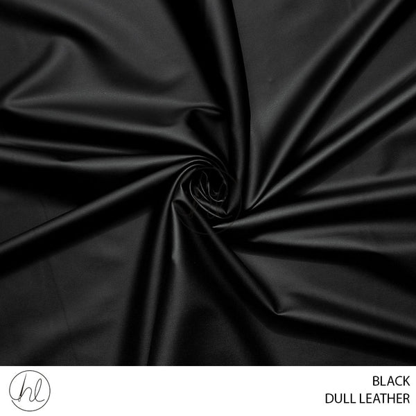 DULL LEATHER (51) BLACK (150CM) PER M