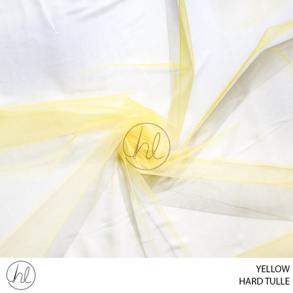 HARD TULLE (781) YELLOW (150CM) PER M