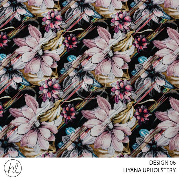 LIYANA UPHOLSTERY 23 (DESIGN 06) (LIGHT PINK) (140CM WIDE) PRICE PER M