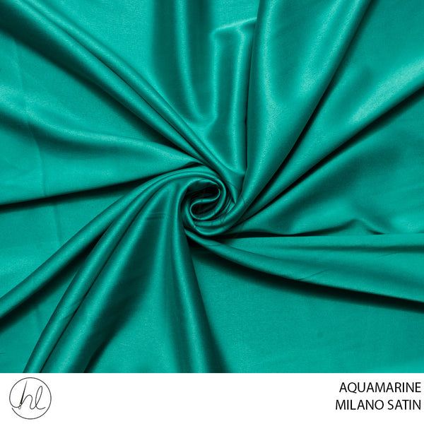 Milano Satin (781) Aquamarine (150cm) Per  M