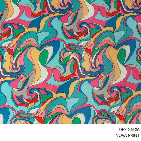 NOVA PRINT D#4 AQUAMARINE ROLL ROLL 001