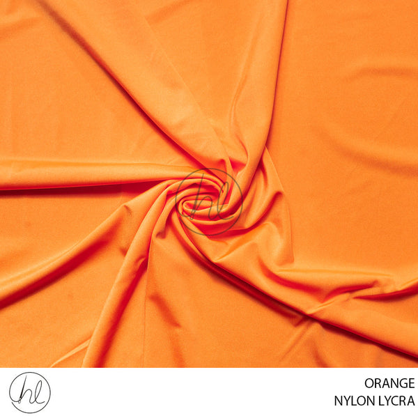 Nylon Lycra (275) Orange (150cm) Per M