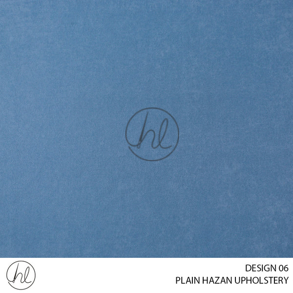 PLAIN HAZAN UPHOLSTERY (DESIGN 06) (BLUE) (140CM WIDE) PER M