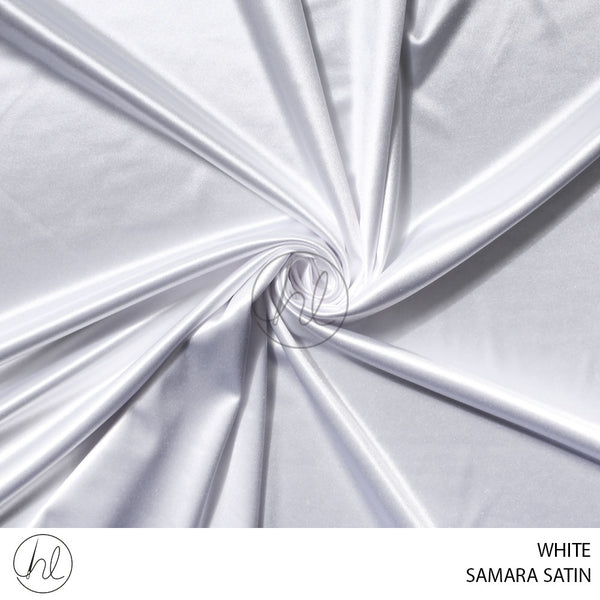 SAMARA SATIN (781) WHITE (150CM) PER M