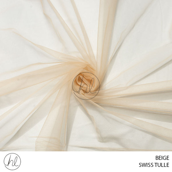 Swiss Tulle (53) Beige(3M) Per M