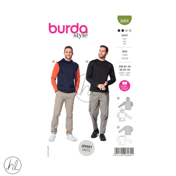 BURDA DRESS GREEN  6064