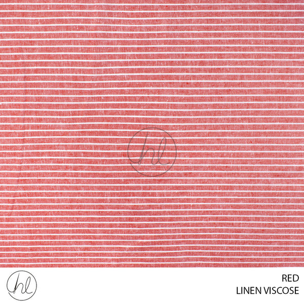 Linen viscose (51) red (150cm) per m
