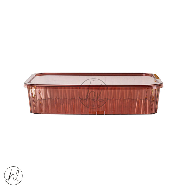 STORAGE BOX WITH HANDLE AND LID 550 (PINK) ABY-4815