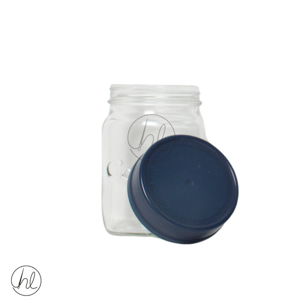 Jar Consol Coloured Lids 250ml