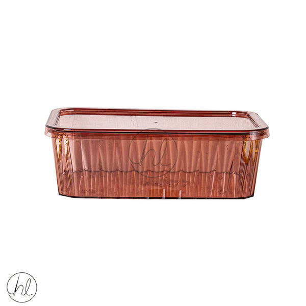STORAGE BOX WITH HANDLE AND LID 550 (PINK) ABY-4814