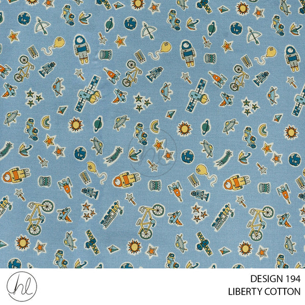 LIBERTY COTTON (51) MULTI (110CM) PER M