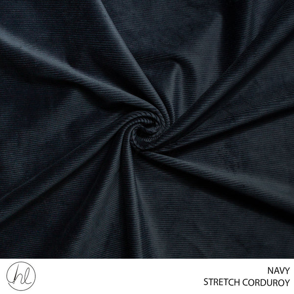 STRETCH CORDUROY (51) NAVY (150CM) PER M