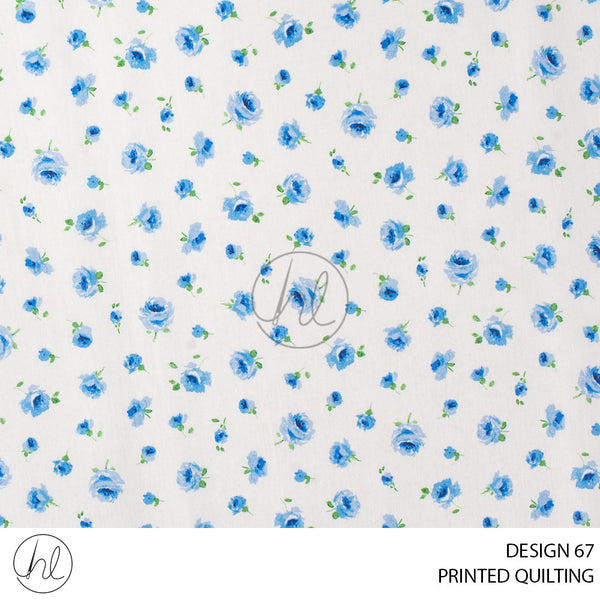 PRINTED QUILTING (51) MULTI (110CM) PER M