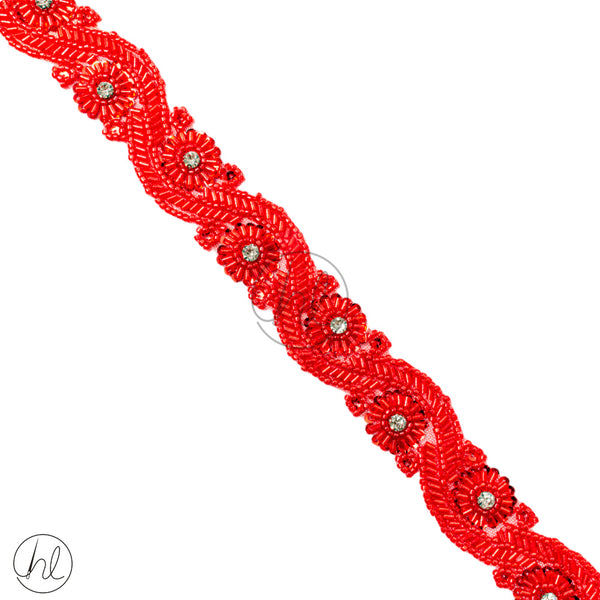 Braid Fancy (3cm) (Red)