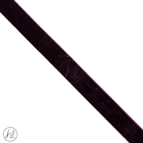 Ribbon Velvet (25mm)	(Purple)