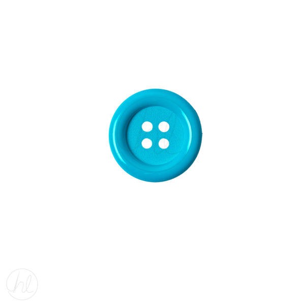 BUTTONS PLAIN 54"  TURQUOISE FREE