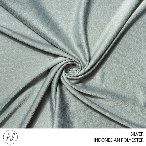 INDONESIAN POLYESTER (51) SILVER (150CM)