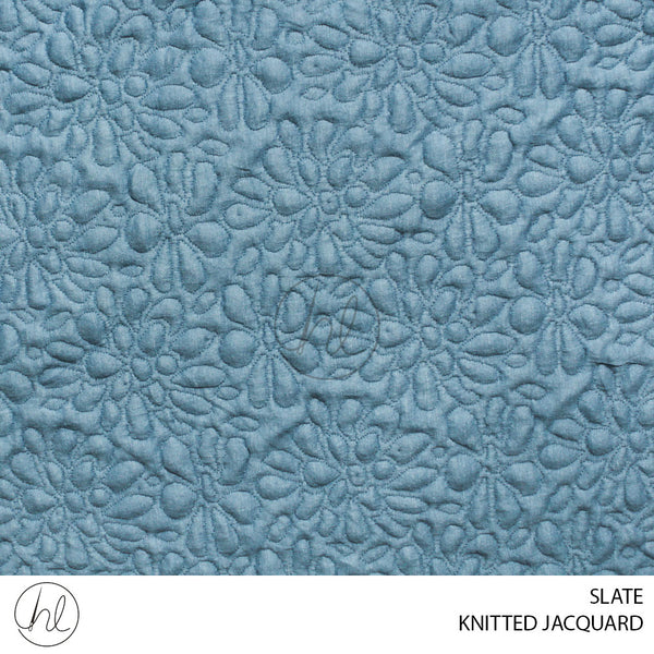 KNITTED JACQUARD (51) SLATE (150CM) PER M