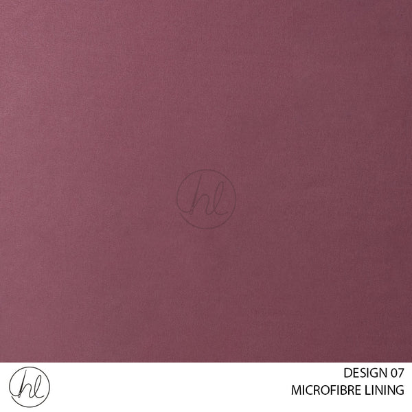 MICROFIBRE LINING  LINING (DESIGN 07) (DUSTY PINK) (235CM WIDE) (PER M)
