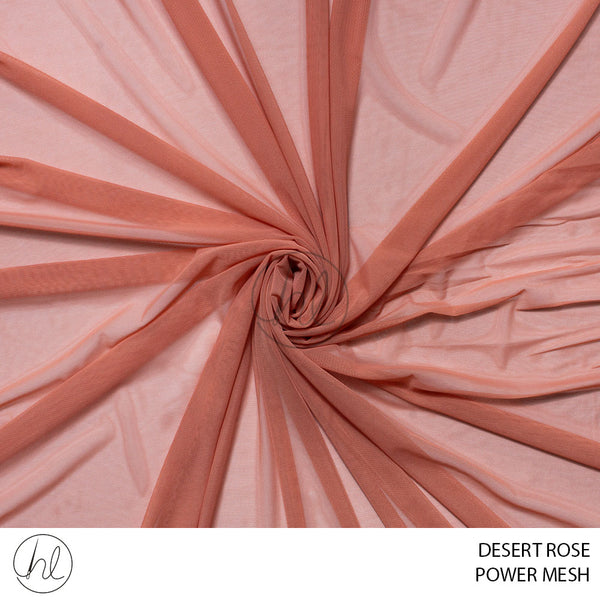 Power mesh (51) desert rose (150cm) per m