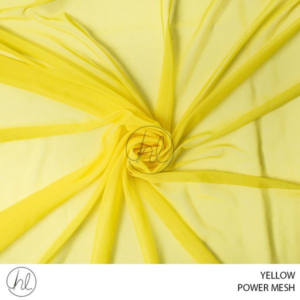 Power Mesh (781) Yellow (150cm) Per M