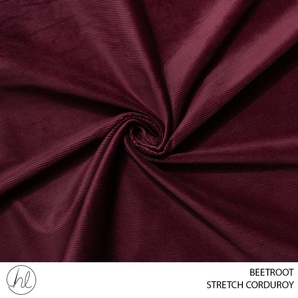 STRETCH CORDUROY (51) BEETROOT (150CM) PER M