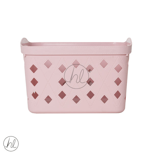 BASKET STORAGE WITH HANDLE 550 (PINK) ABY-4909