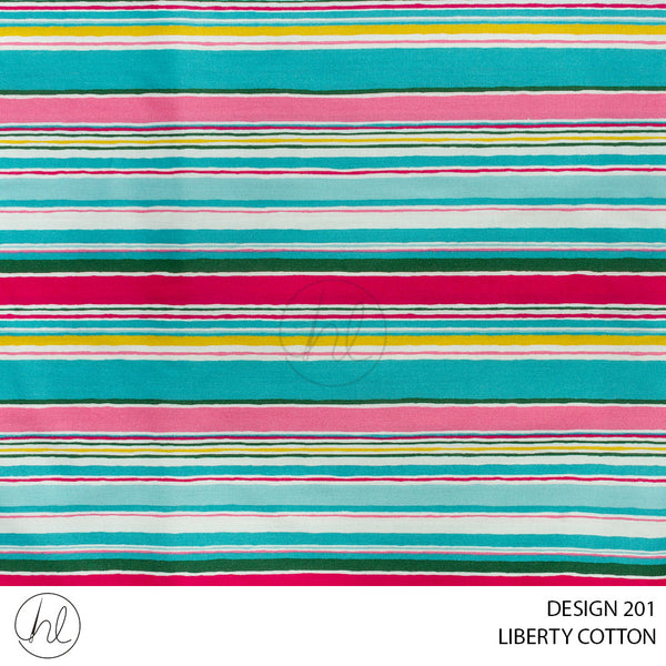 LIBERTY COTTON (51) MULTI (110CM) PER M