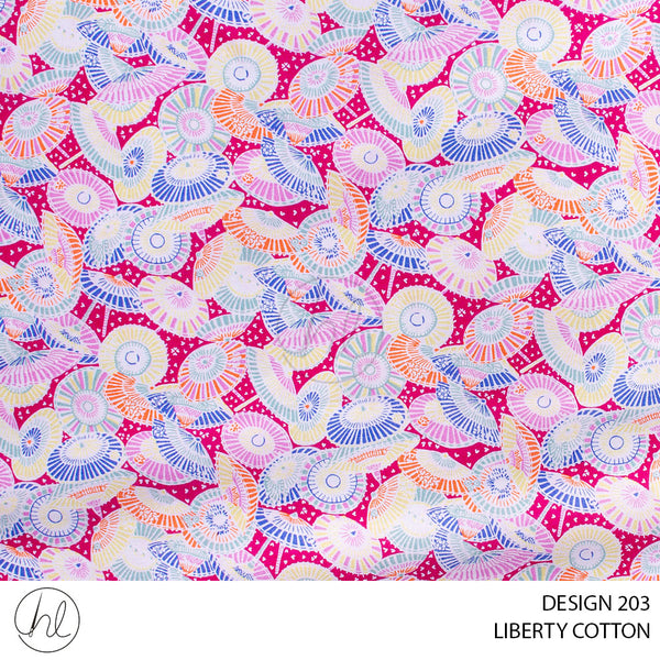 LIBERTY COTTON (51) MULTI (110CM) PER M