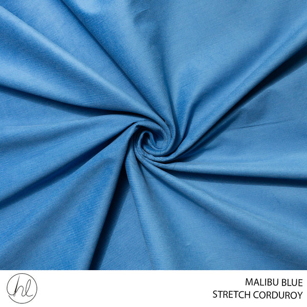STRETCH CORDUROY (51) MALIBU BLUE (150CM) PER M