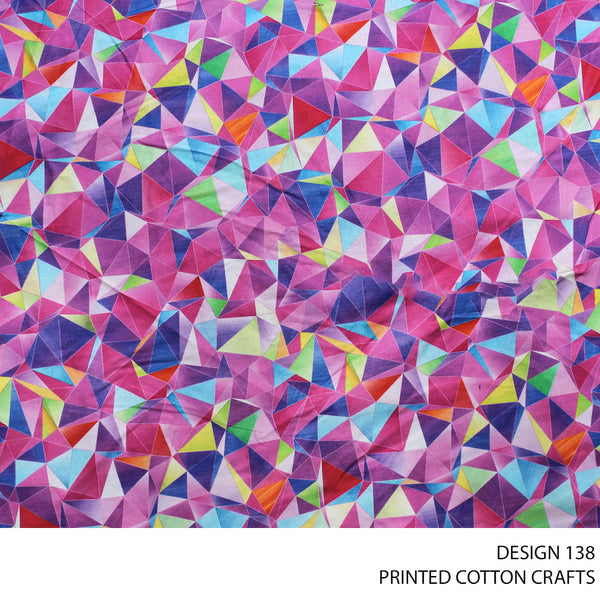 COTTON CRAFT DIGITAL FABRIC ROSE PINK ROLL ROLL 001