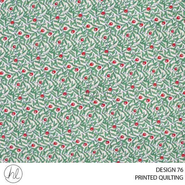 PRINTED QUILTING (51) MULTI (110CM) PER M